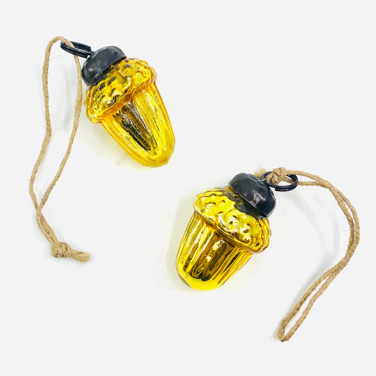 Glass Acorn Ornament