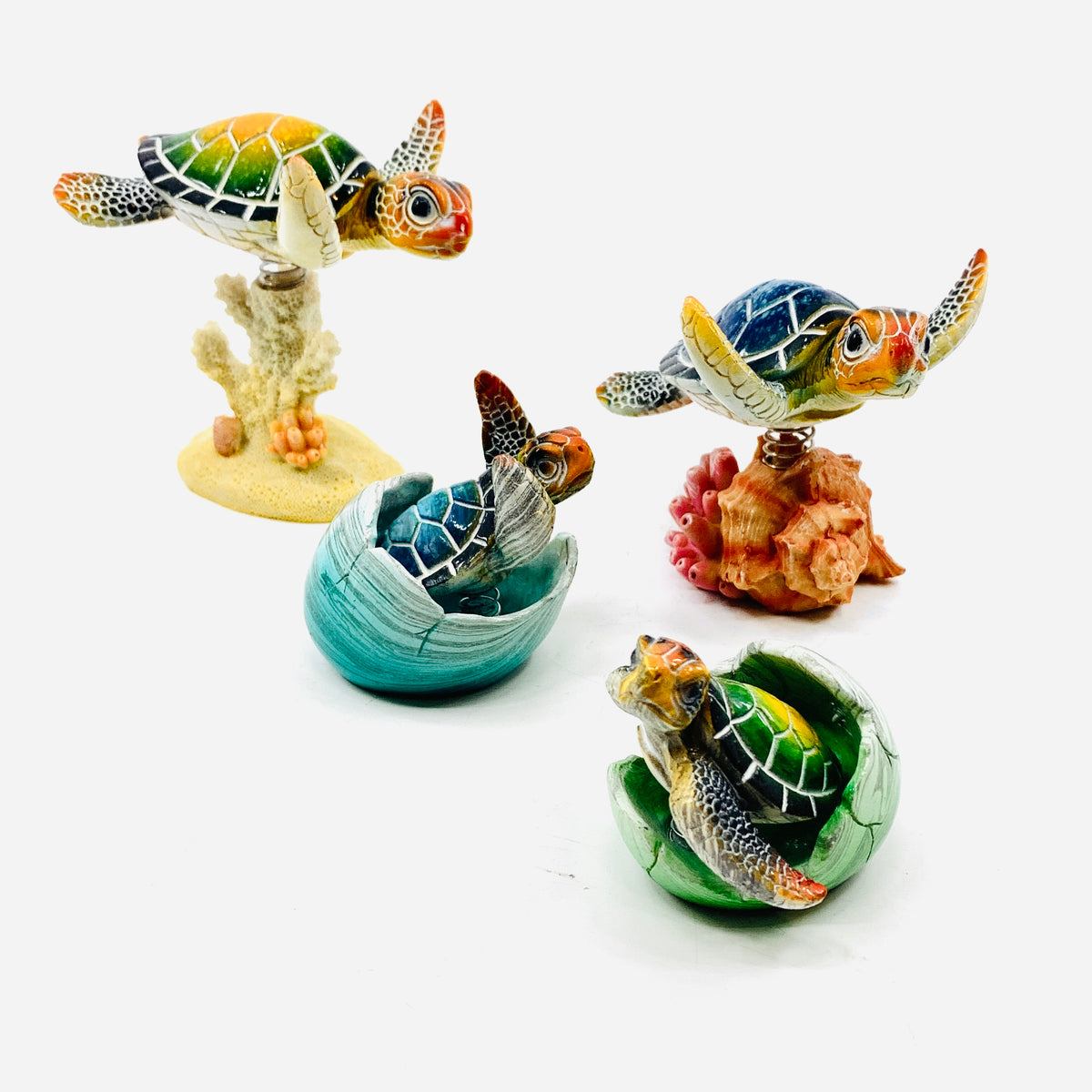 Blue Hatchling Bobble-Head Décor