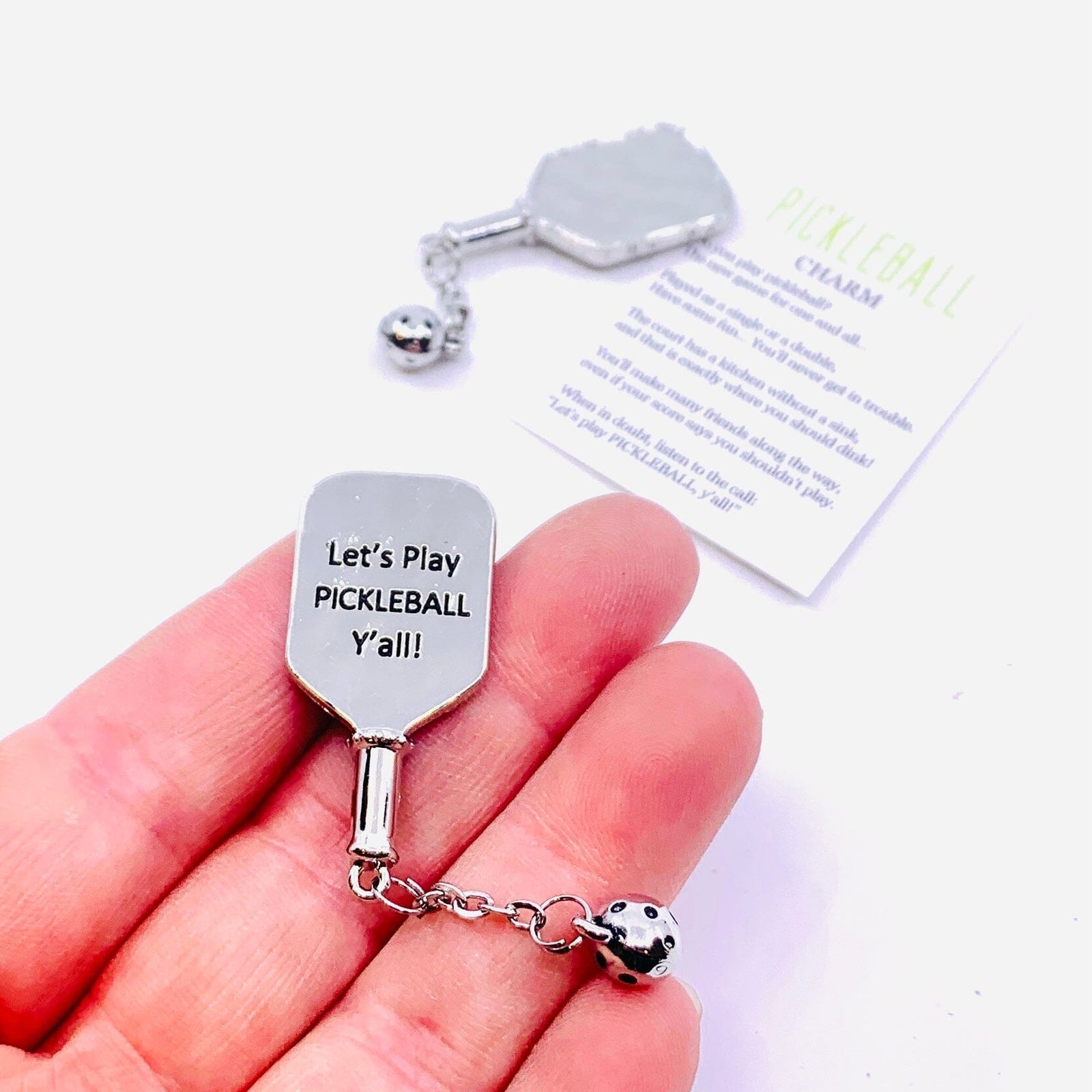 Pickle Ball Pocket Charm PT59 Miniature GANZ 