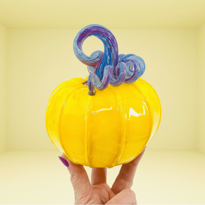 Daily Pumpkin 3604 Squat Gabby Luke Adams Glass Blowing Studio 