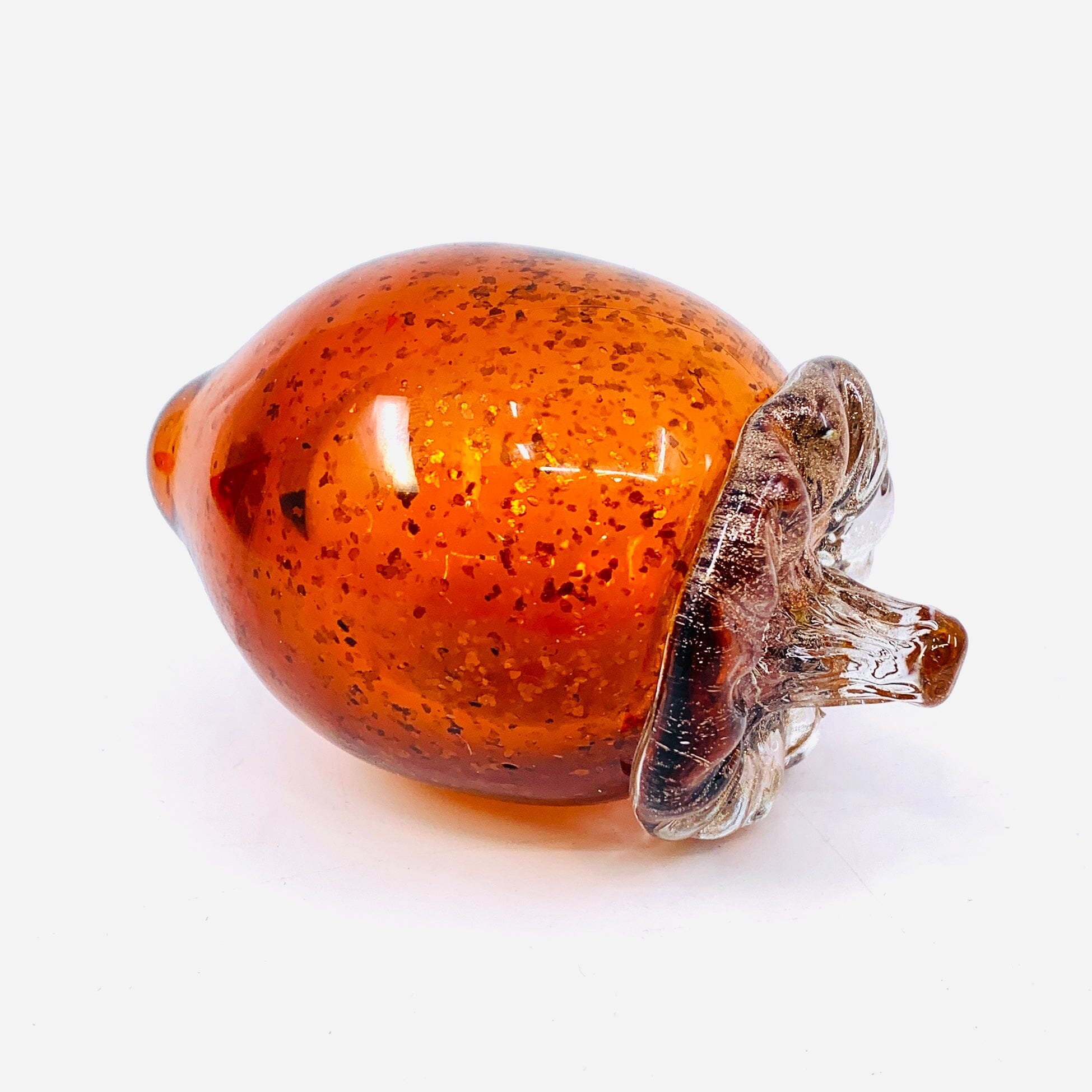Daily Hand Blown Glass Acorn, Amber GANZ 