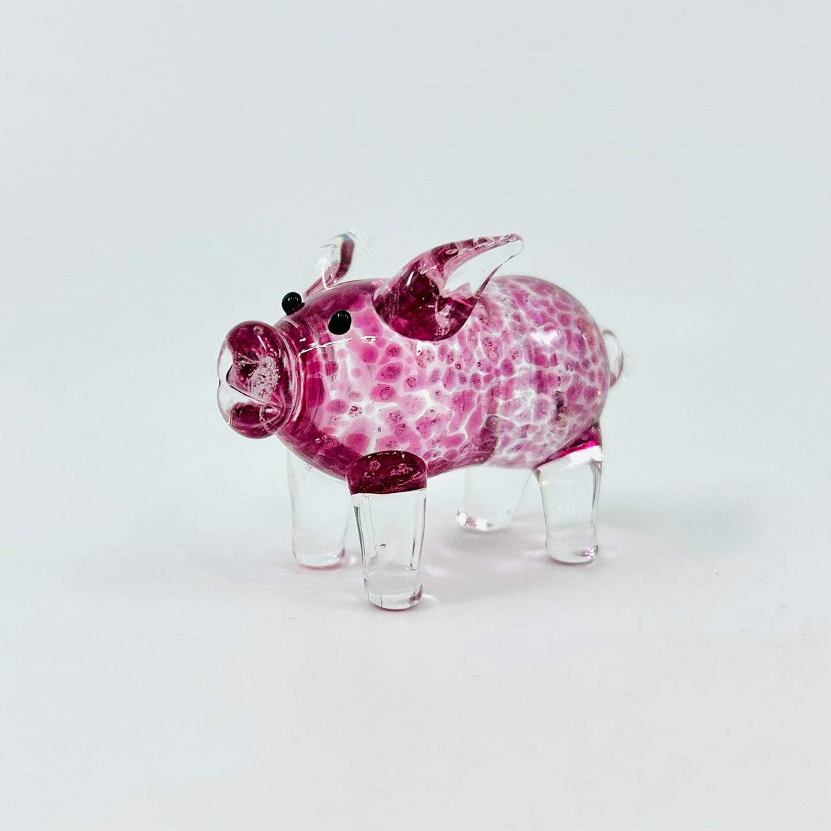 Glass Piggy Miniature - 