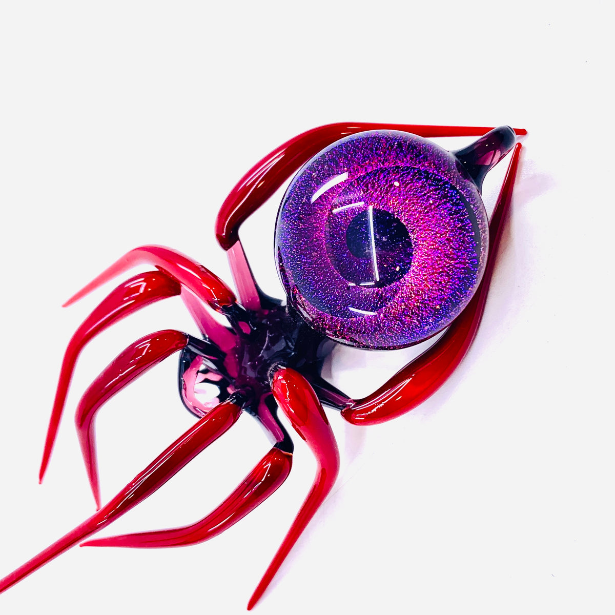Glass Galaxy Spider Ornament, 36