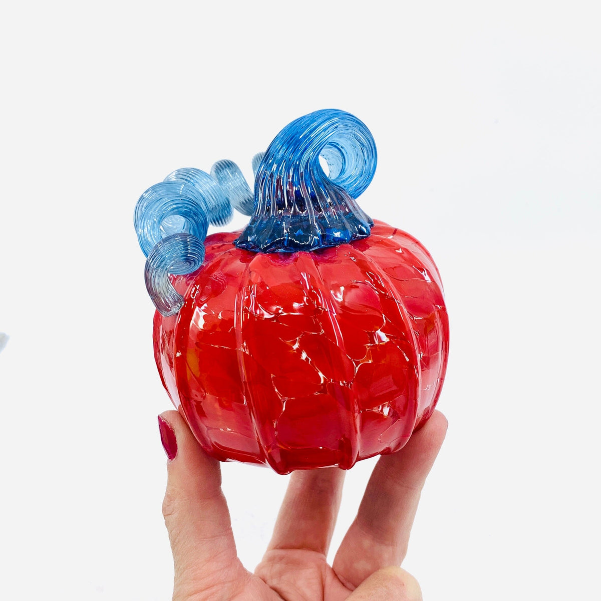 Daily Pumpkin 1972 Mini Gabby Luke Adams Glass Blowing Studio 