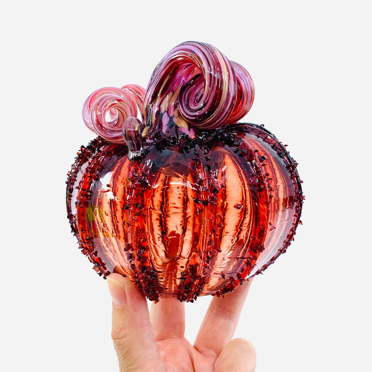 Daily Pumpkin 2614 Squat Gabby Luke Adams Glass Blowing Studio 