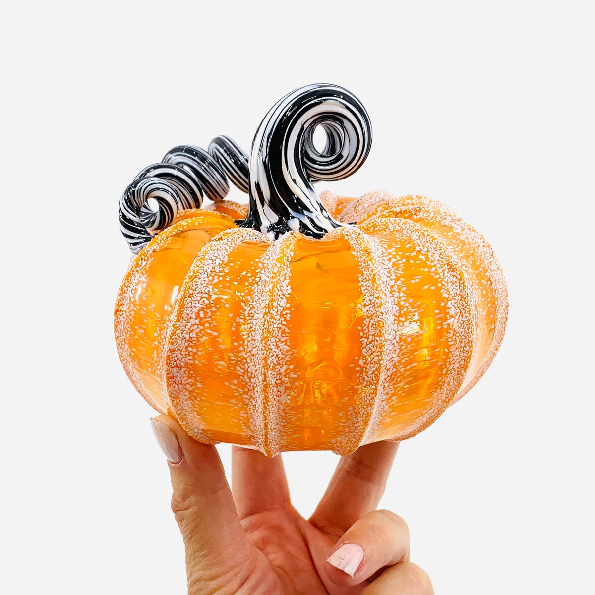 Halloweenie Pumpkin Production Pumpkin Luke Adams Glass Blowing Studio 