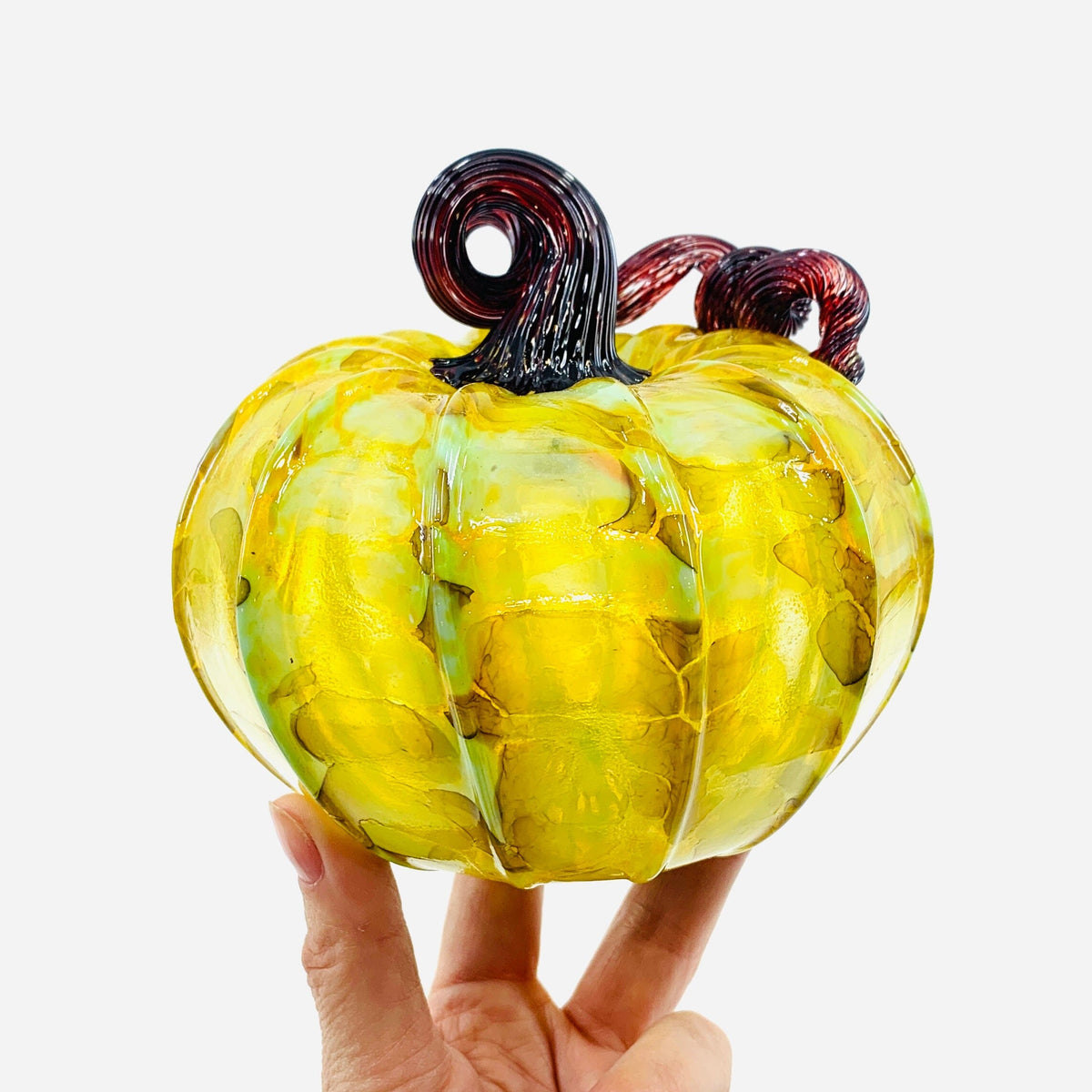 Daily Pumpkin 1206 Squat Daily Pumpkin Luke Adams Glass Blowing Studio 