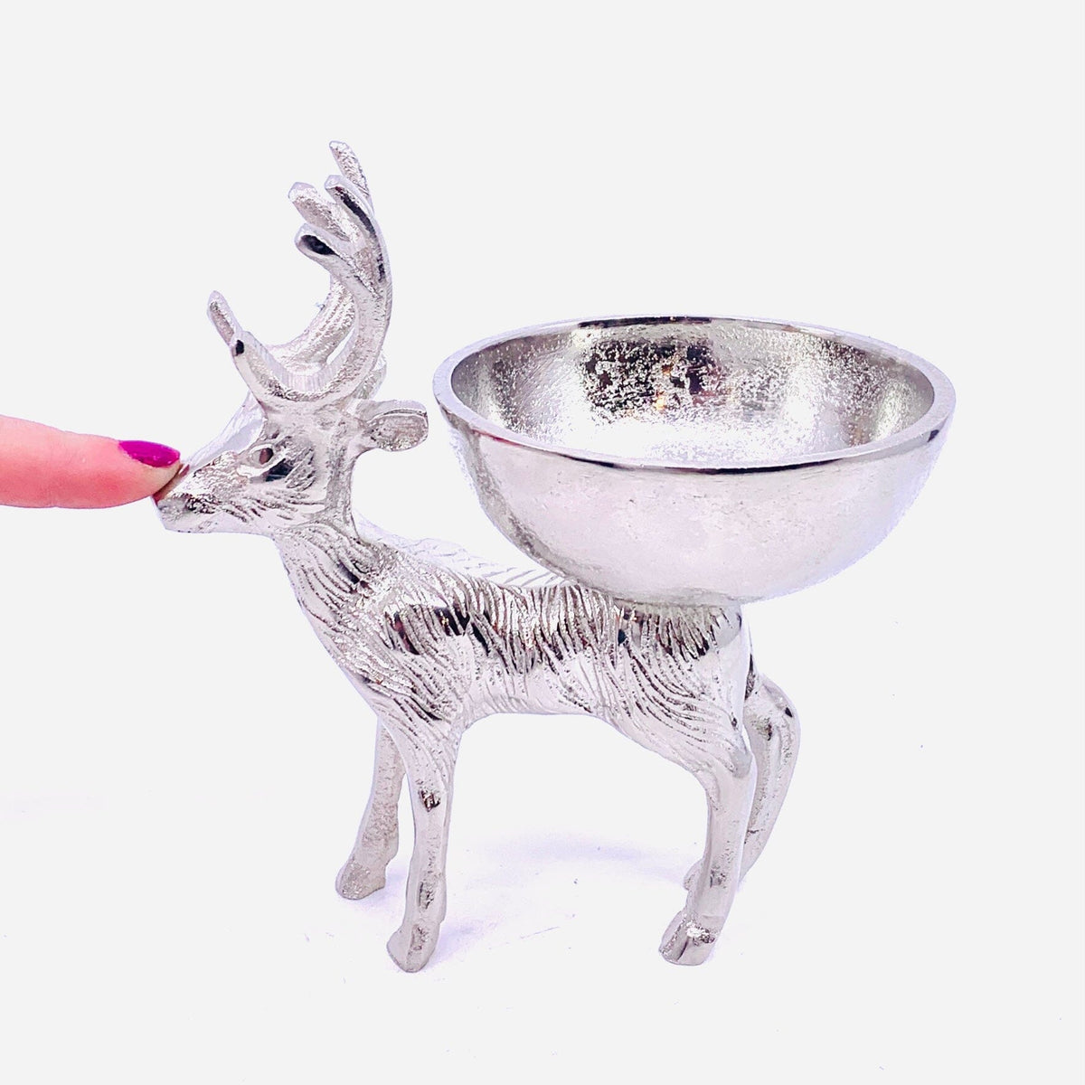 Reindeer Bowl, Silver One Hundred 80 Degrees 