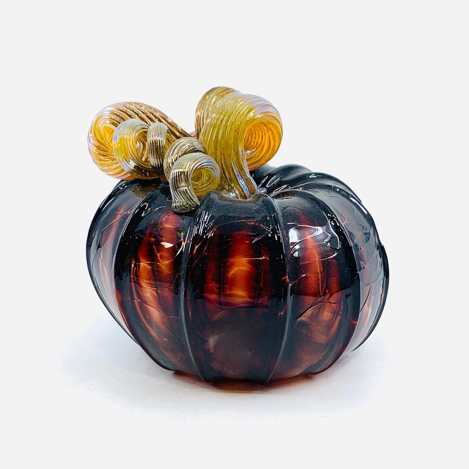 Daily Pumpkin 896 “Oops” Squat Gabby Luke Adams Glass Blowing Studio 