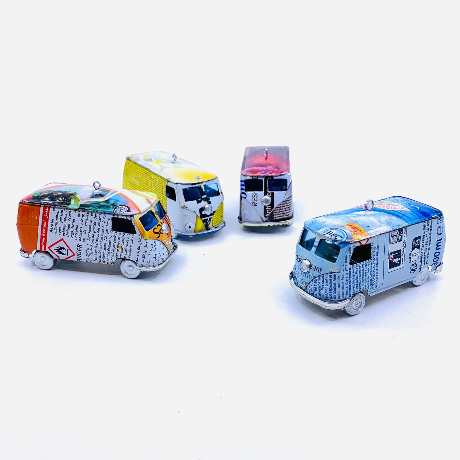 Recycled Tin VW Van Miniature East Africa Co. 