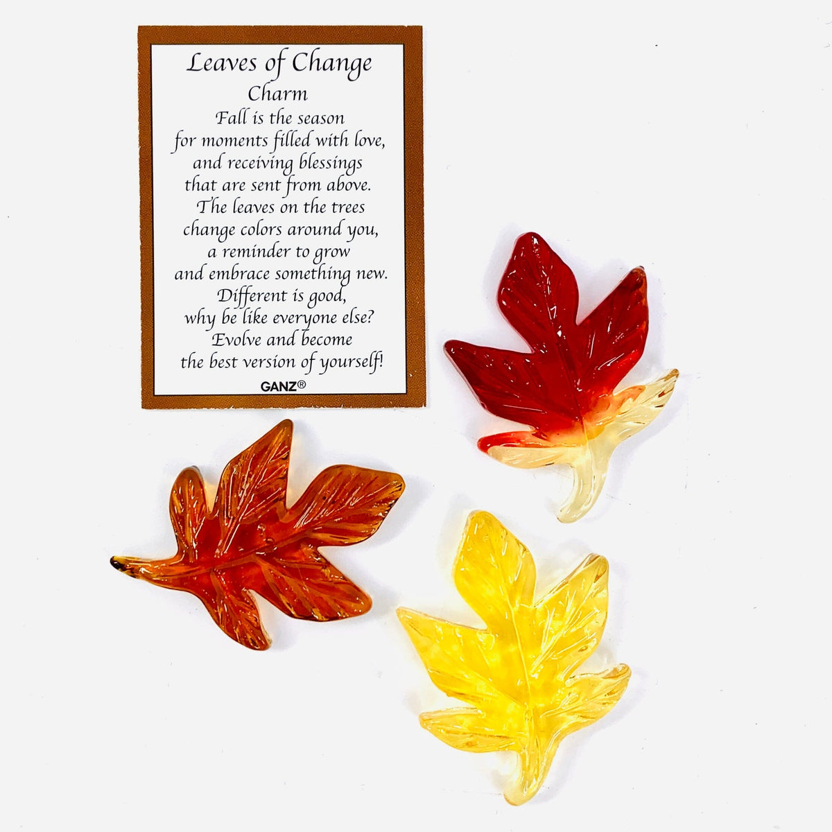 Leaves of Change Charm - PT 142 GANZ 