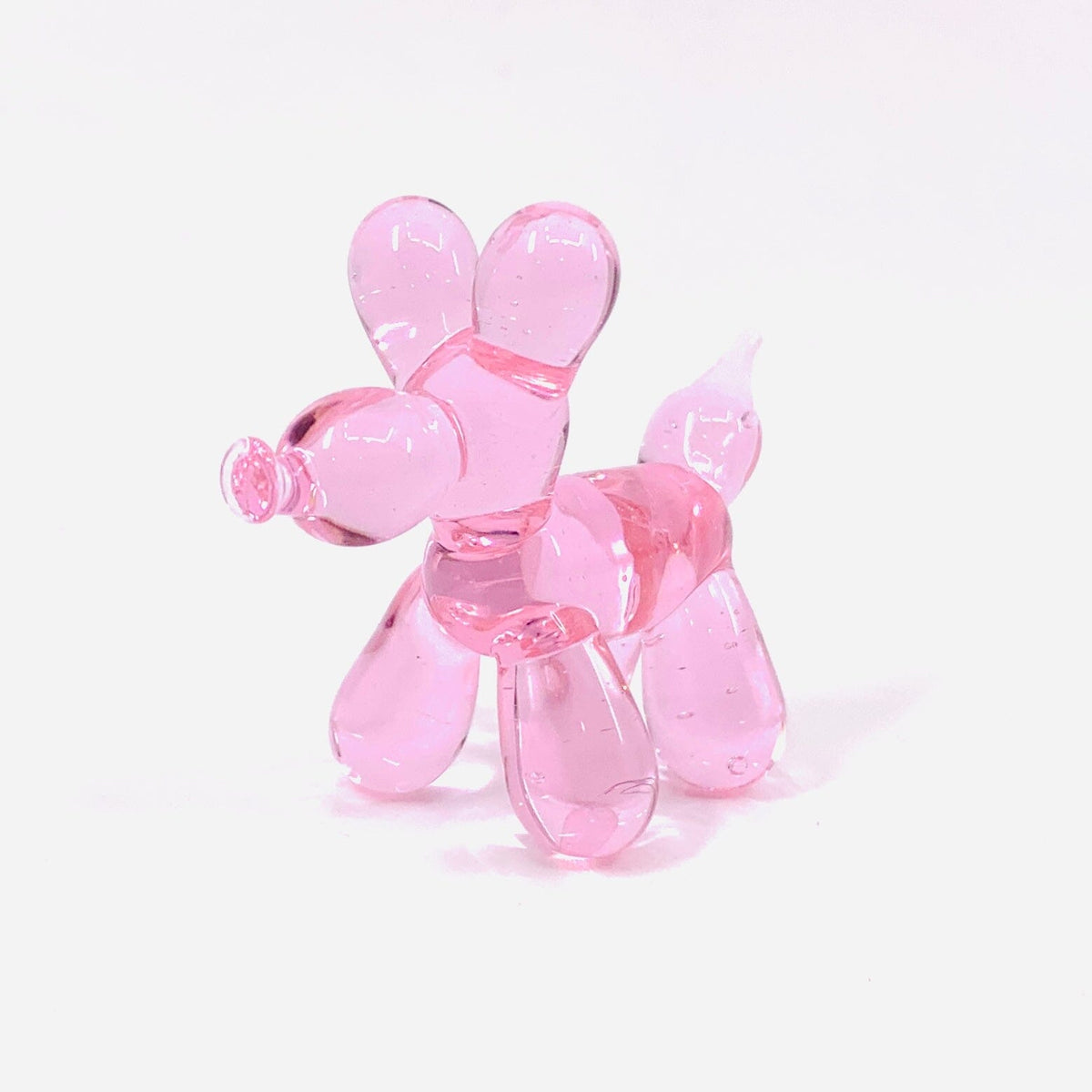 Balloon Dog Figurines Miniature Lyman Pink 