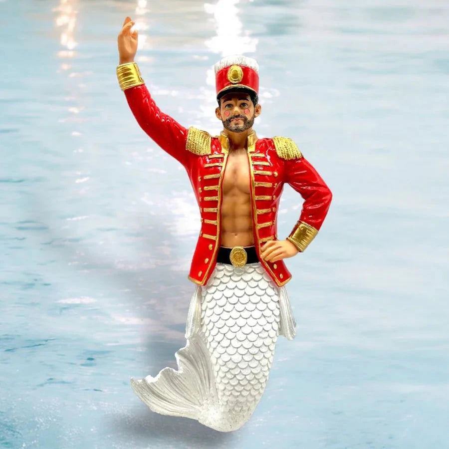 Nutcracker Merman Ornament December Diamonds 