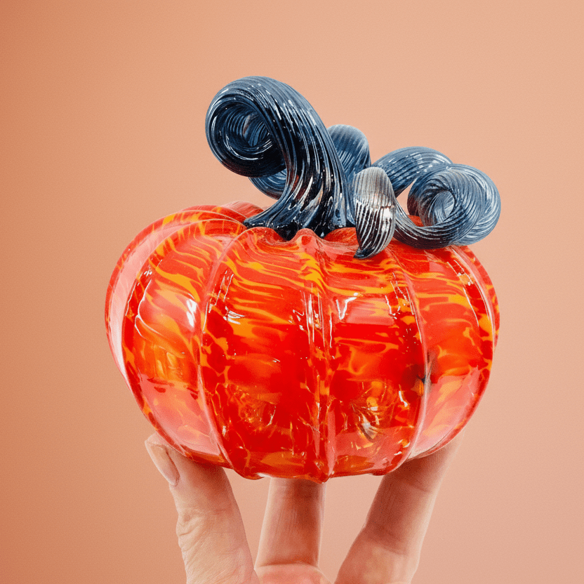 Daily Pumpkin 3671 Squat Gabby Luke Adams Glass Blowing Studio 