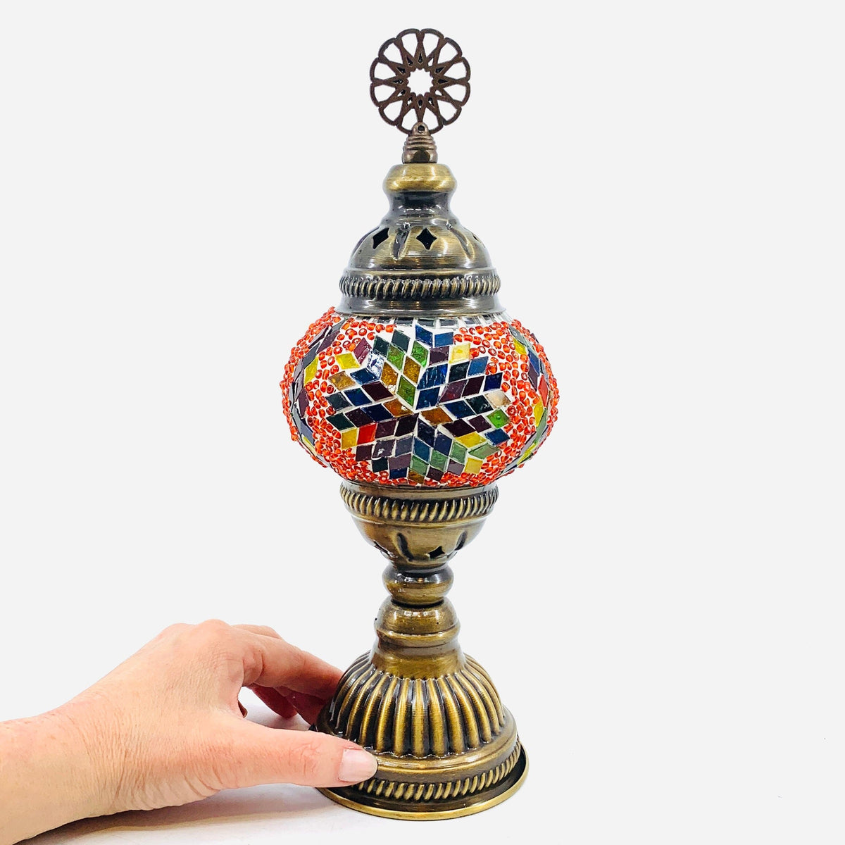 Turkish Mosaic Lamp, 17 Decor Natto USA 