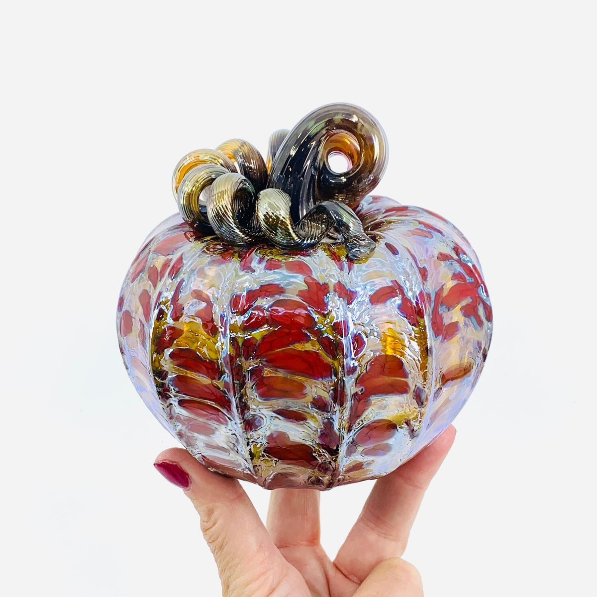 Daily Pumpkin 2109 Holiday Squat Gabby Luke Adams Glass Blowing Studio 