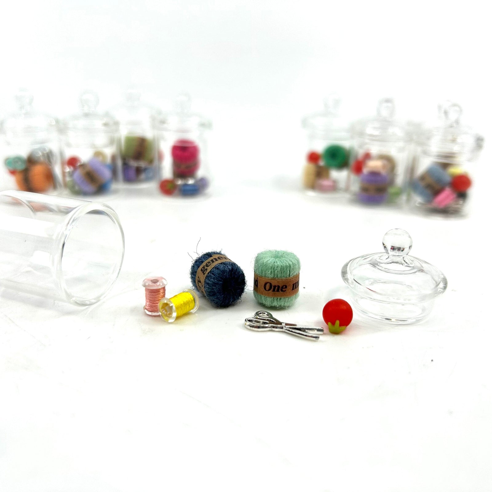 Tiniest Sewing Jar Miniature Alex 