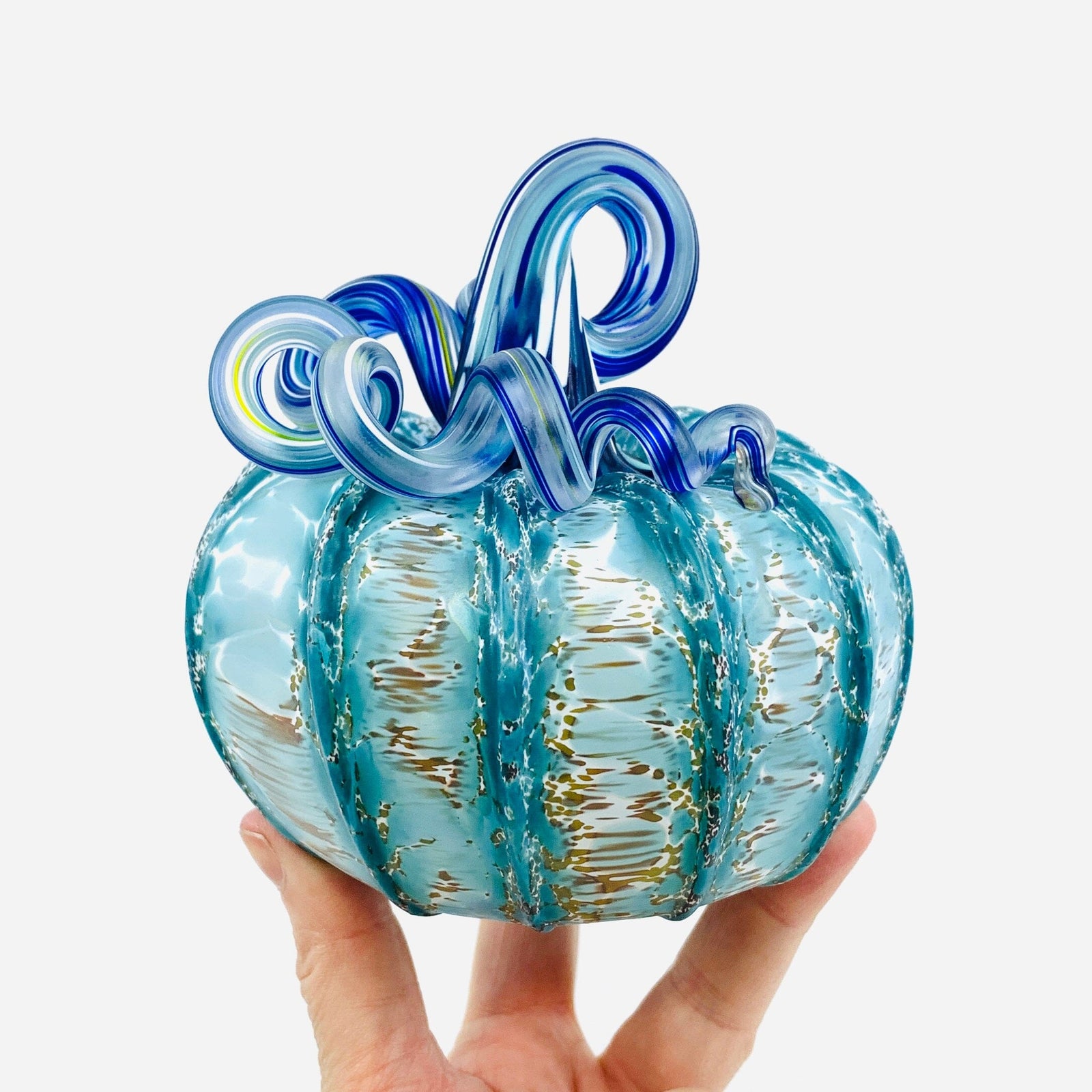 Daily Pumpkin 678 Coastal Matte Squat Gabby Luke Adams Glass Blowing Studio 