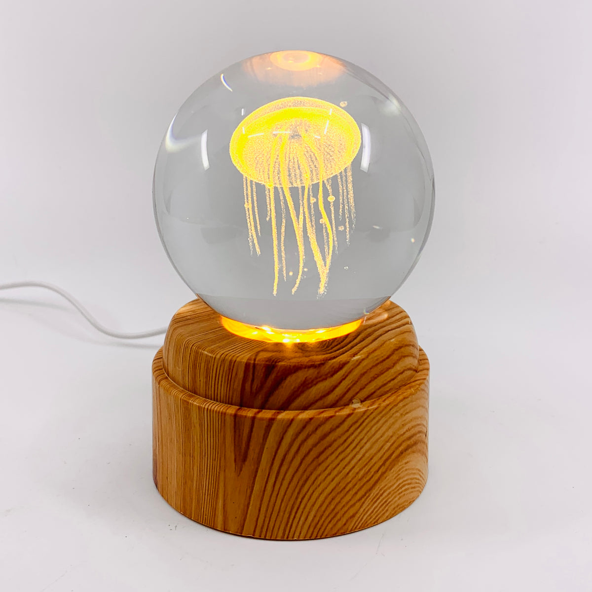 Jellyfish Rotating Crystal Ball Lamp