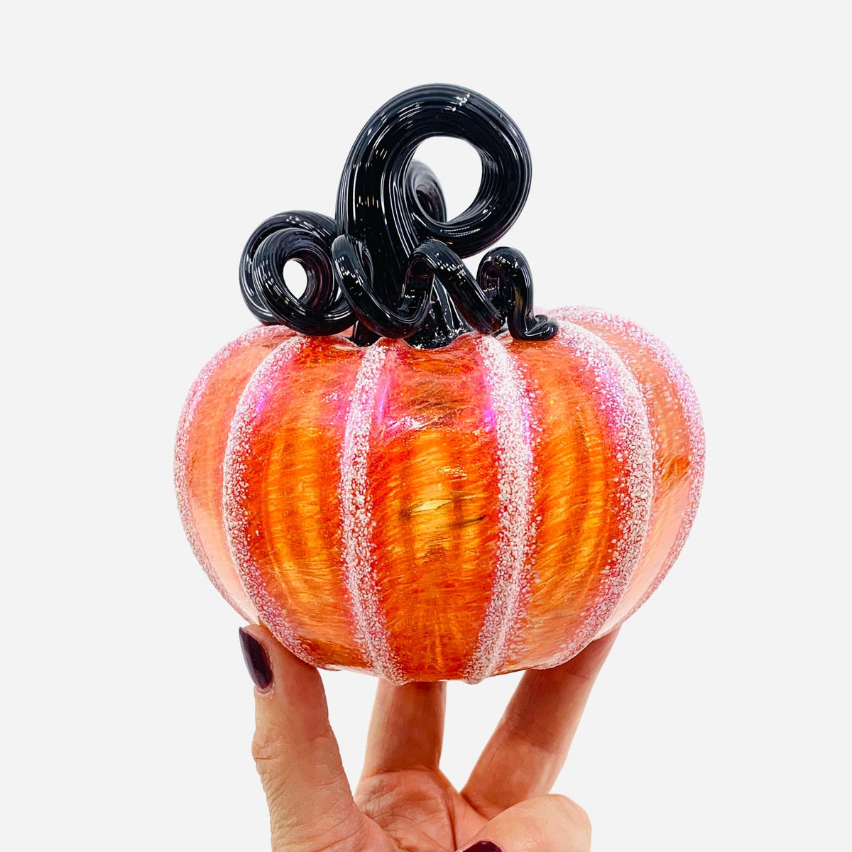 Daily Pumpkin 3896 Fall Squat Gabby Luke Adams Glass Blowing Studio 