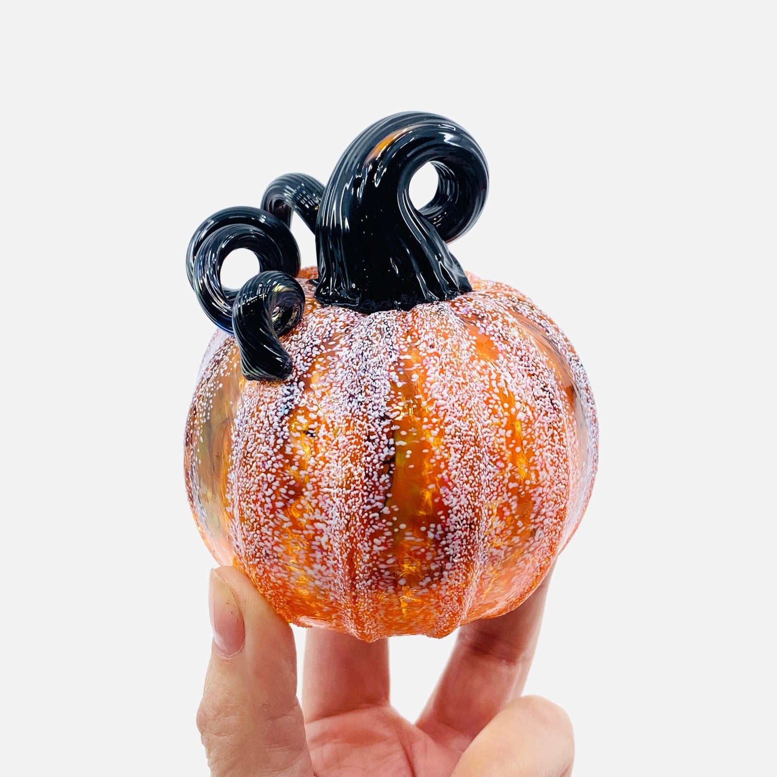 Daily Pumpkin 1336 Mini Daily Pumpkin Luke Adams Glass Blowing Studio 