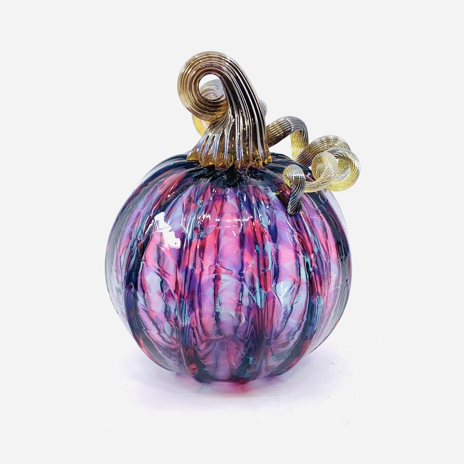 Daily Pumpkin 2360 Tall Squat Gabby Luke Adams Glass Blowing Studio 