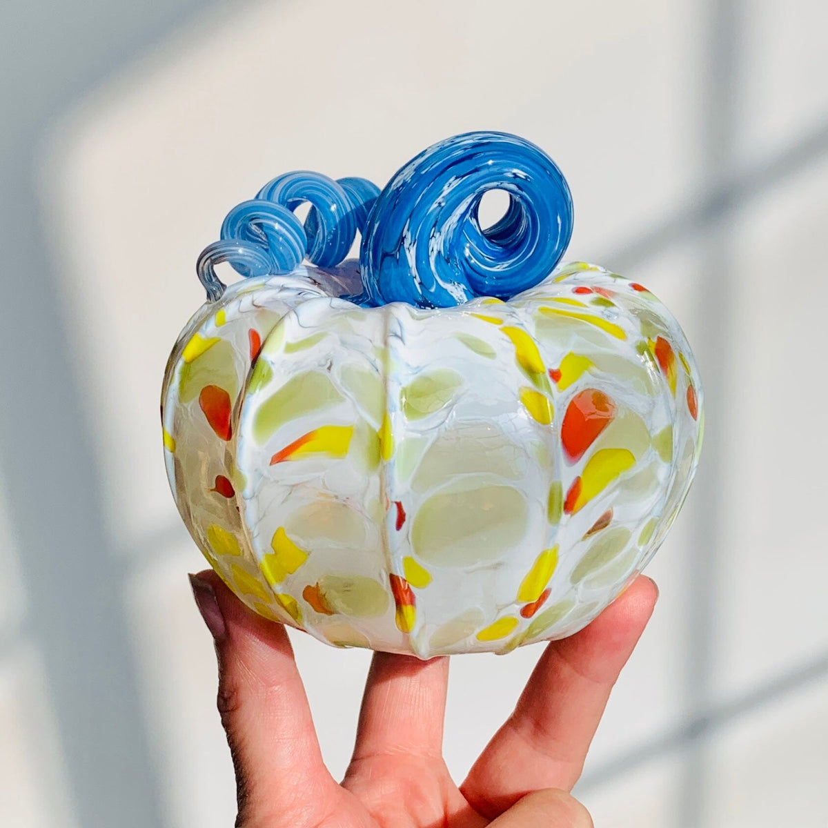 Daily Pumpkin 3237 Squat Gabby Luke Adams Glass Blowing Studio 
