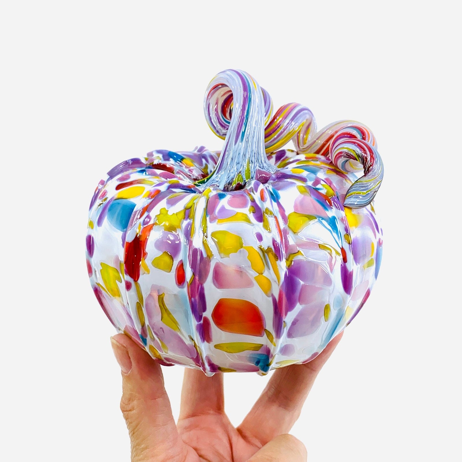 Daily Pumpkin 2284 Squat Gabby Luke Adams Glass Blowing Studio 