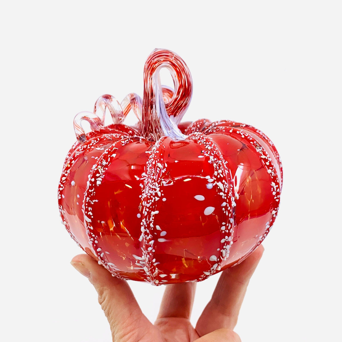 Daily Pumpkin 1547 Holiday Squat Gabby Luke Adams Glass Blowing Studio 