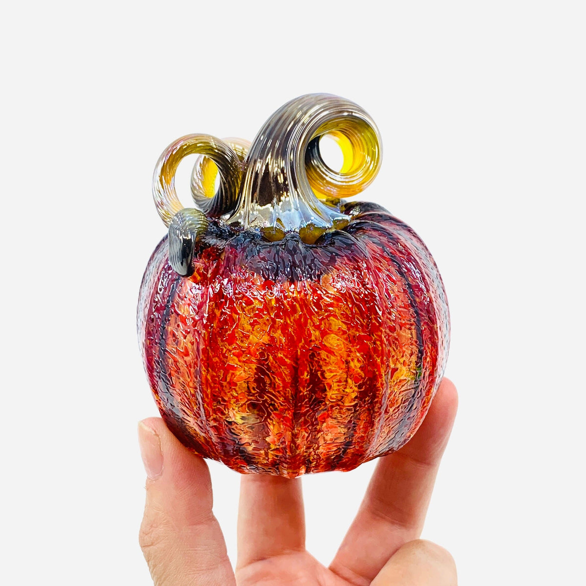 Daily Pumpkin 3478 Mini Gabby Luke Adams Glass Blowing Studio 