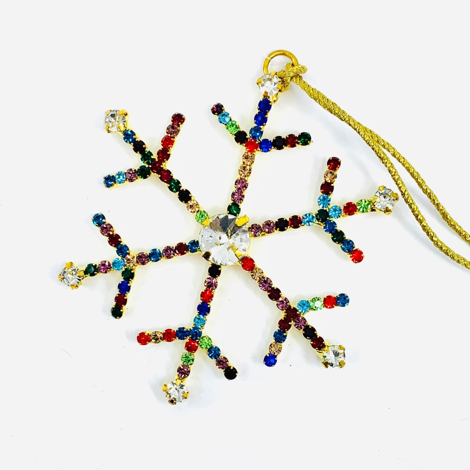 Snowflake Rhinestone Ornament 11 Oak Street 
