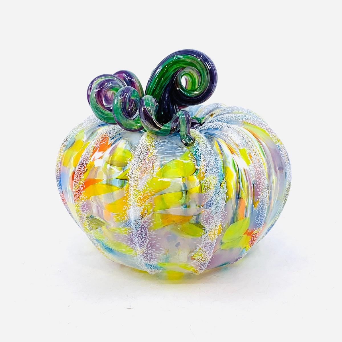 Daily Pumpkin 2067 Snowfall Squat Gabby Luke Adams Glass Blowing Studio 