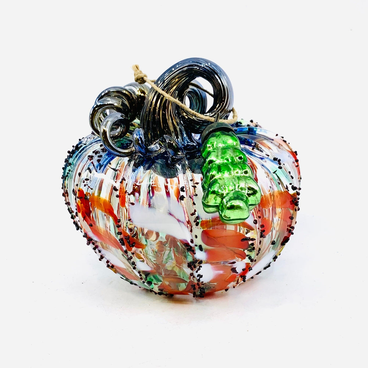 Daily Pumpkin 2154 Holiday Squat and Mercury Tree Ornament Gabby Luke Adams Glass Blowing Studio 