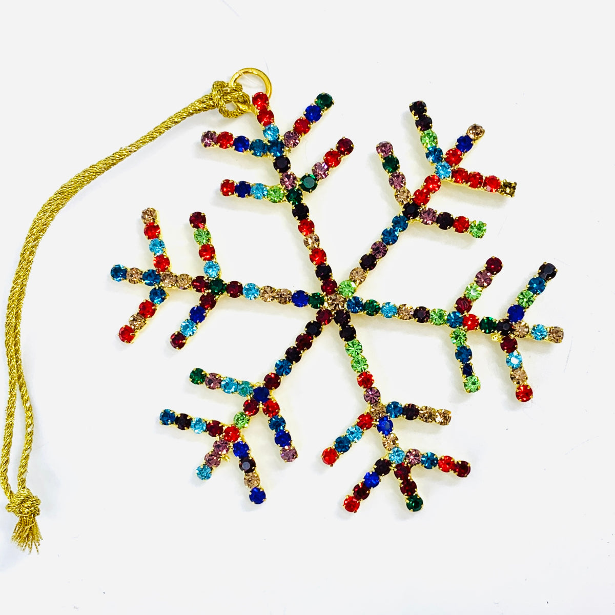 Snowflake Rhinestone Ornament 19