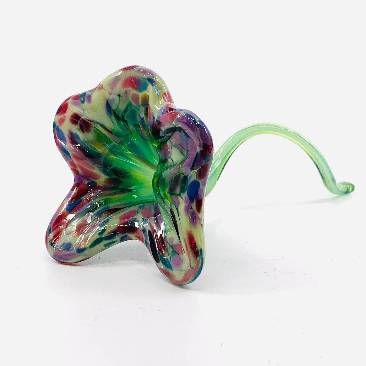 Pulled Glass Flower 33 Decor Luke Adams Glass Blowing Studio 