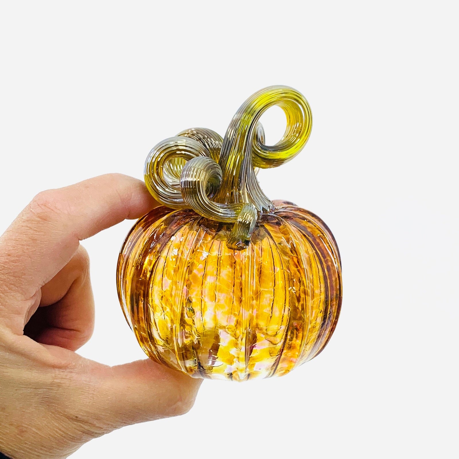 Daily Pumpkin 1985 Cutie Gabby Luke Adams Glass Blowing Studio 