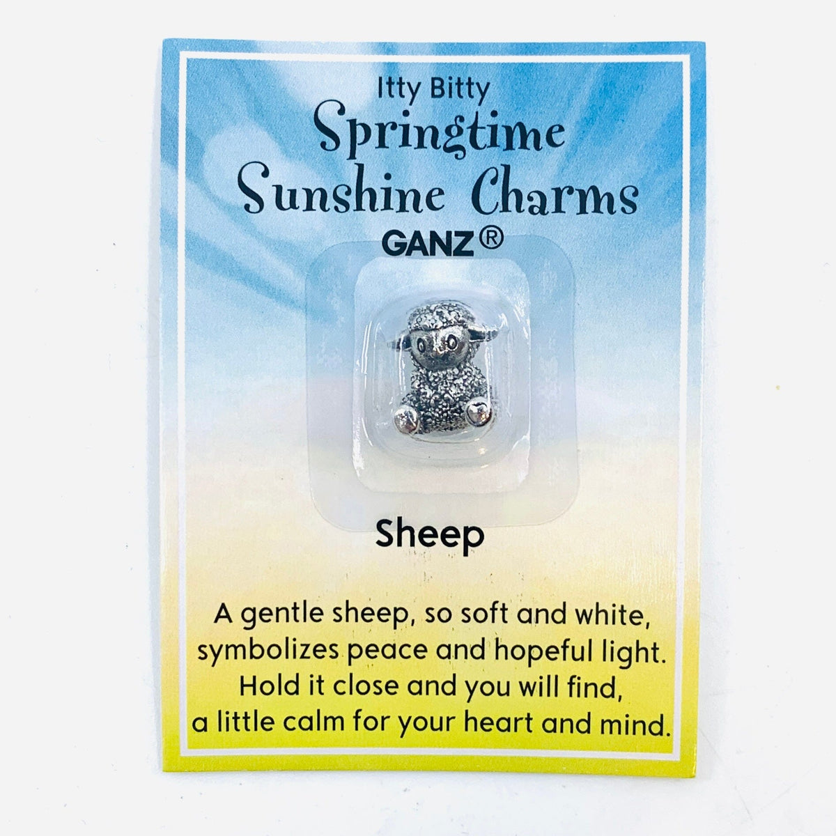 Itty Bitty Springtime Sunshine Charms, Sheep GANZ 