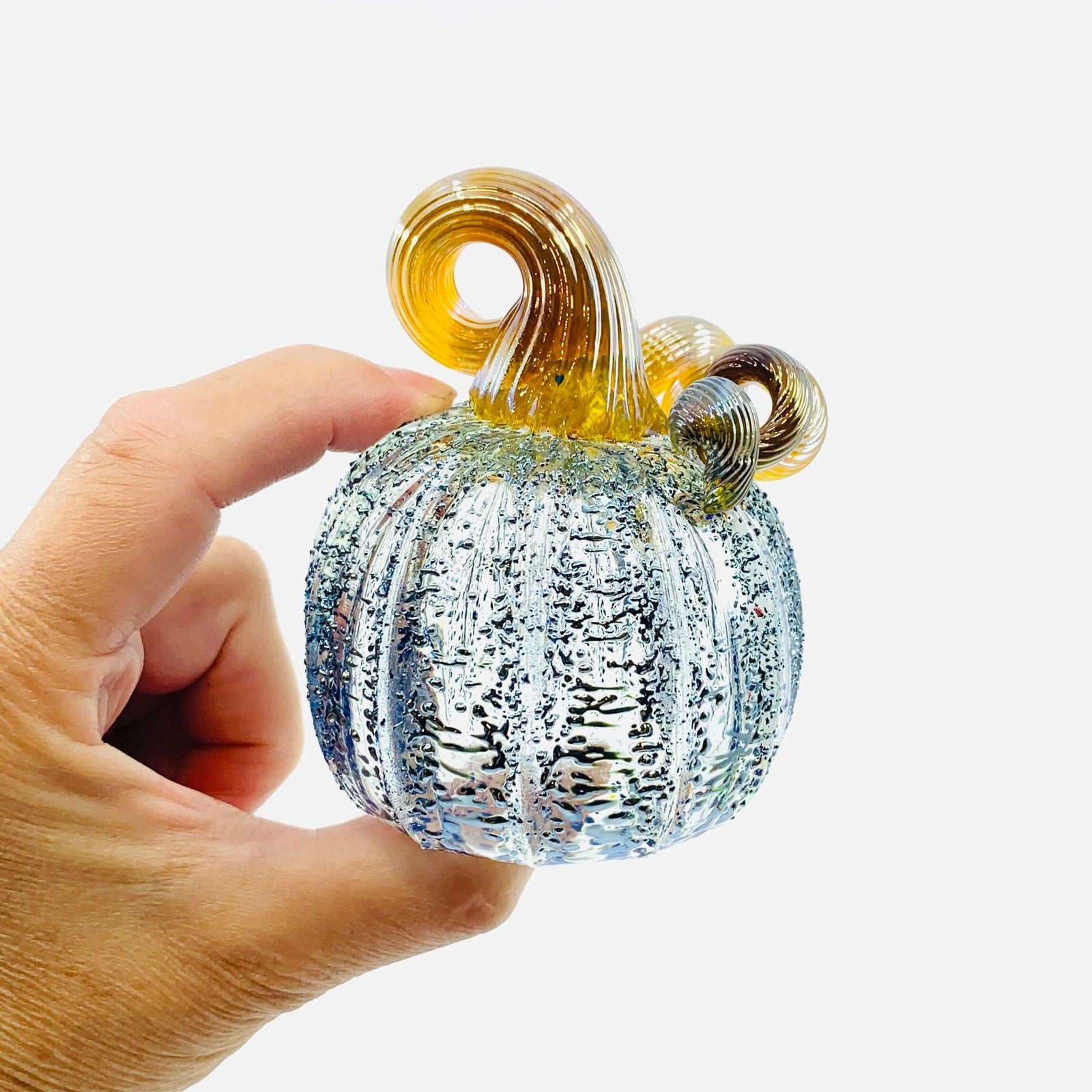 Daily Pumpkin 3492 Mini Gabby Luke Adams Glass Blowing Studio 