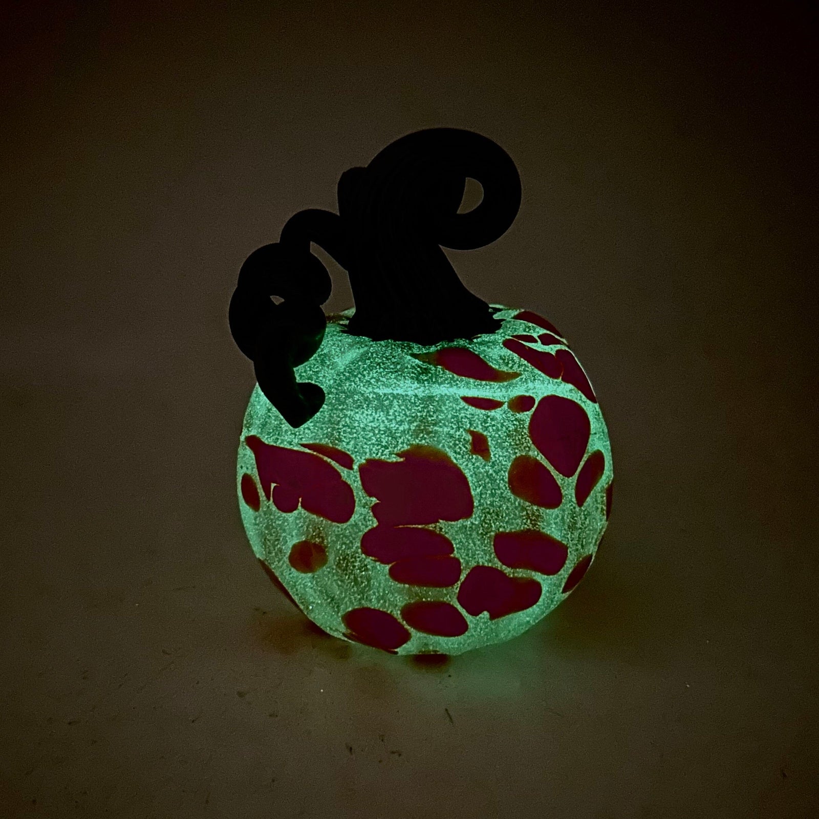 Daily Glow Pumpkin 303 Fall Mini Daily Pumpkin Luke Adams Glass Blowing Studio 