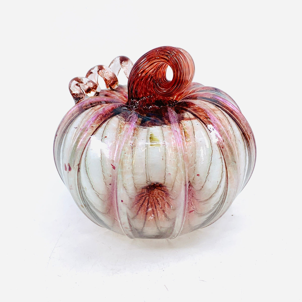 Daily Pumpkin 486 Fall Shimmer Squat Daily Pumpkin Luke Adams Glass Blowing Studio 