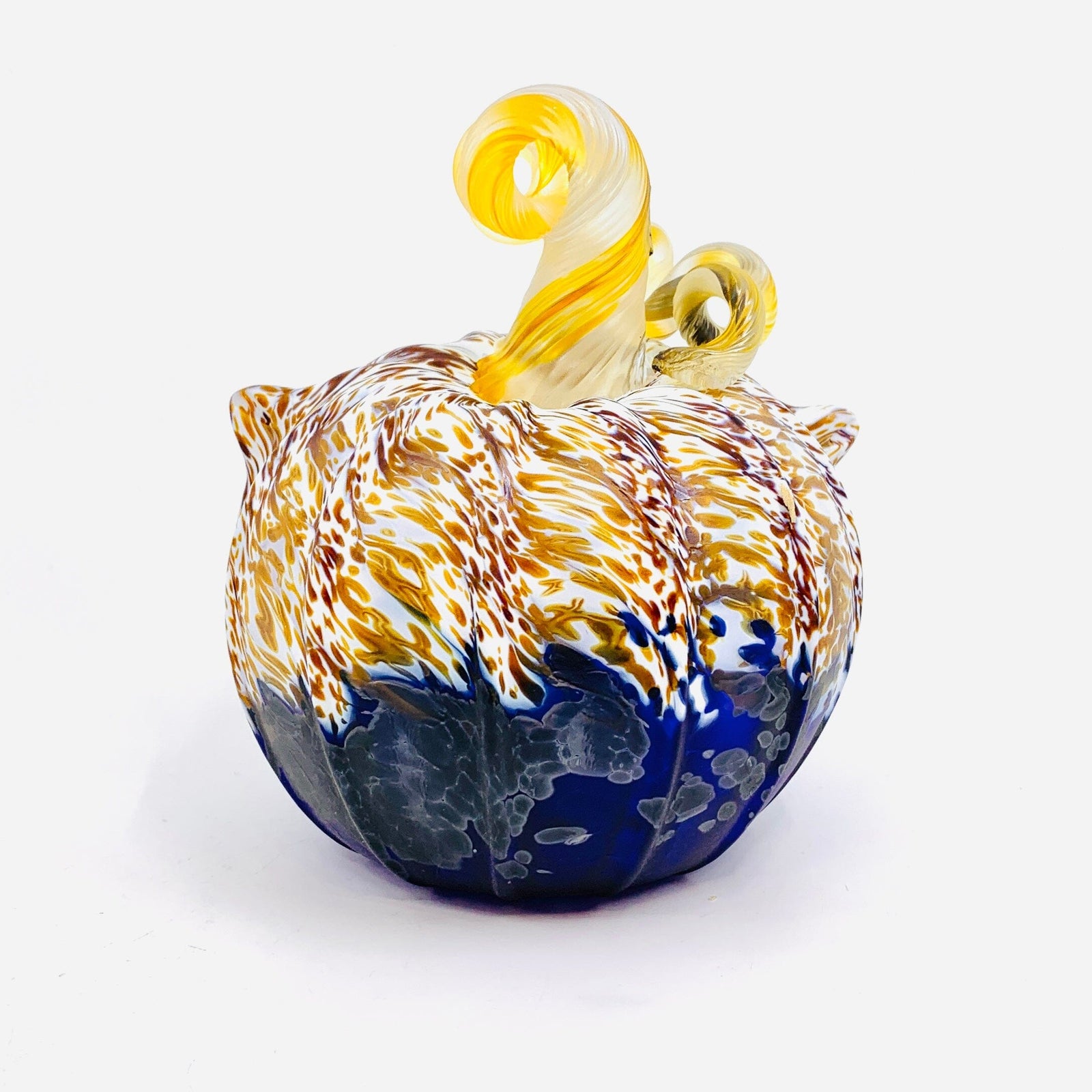 Daily Pumpkin 630 “Luke’s Coastal Cat" Matte Squat Gabby Luke Adams Glass Blowing Studio 