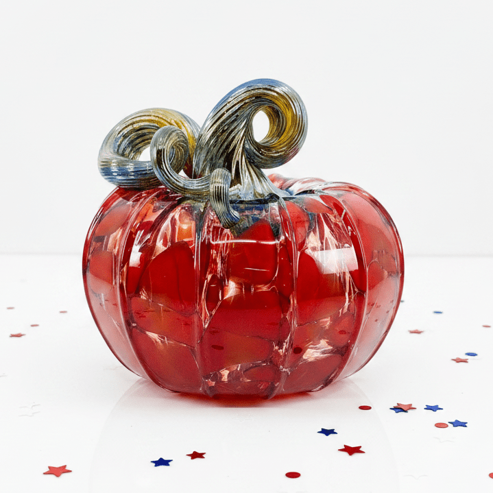 Daily Pumpkin 3929 Squat Gabby Luke Adams Glass Blowing Studio 