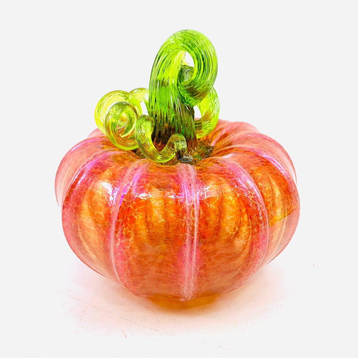 Daily Pumpkin 1278 Shimmer Squat Daily Pumpkin Luke Adams Glass Blowing Studio 