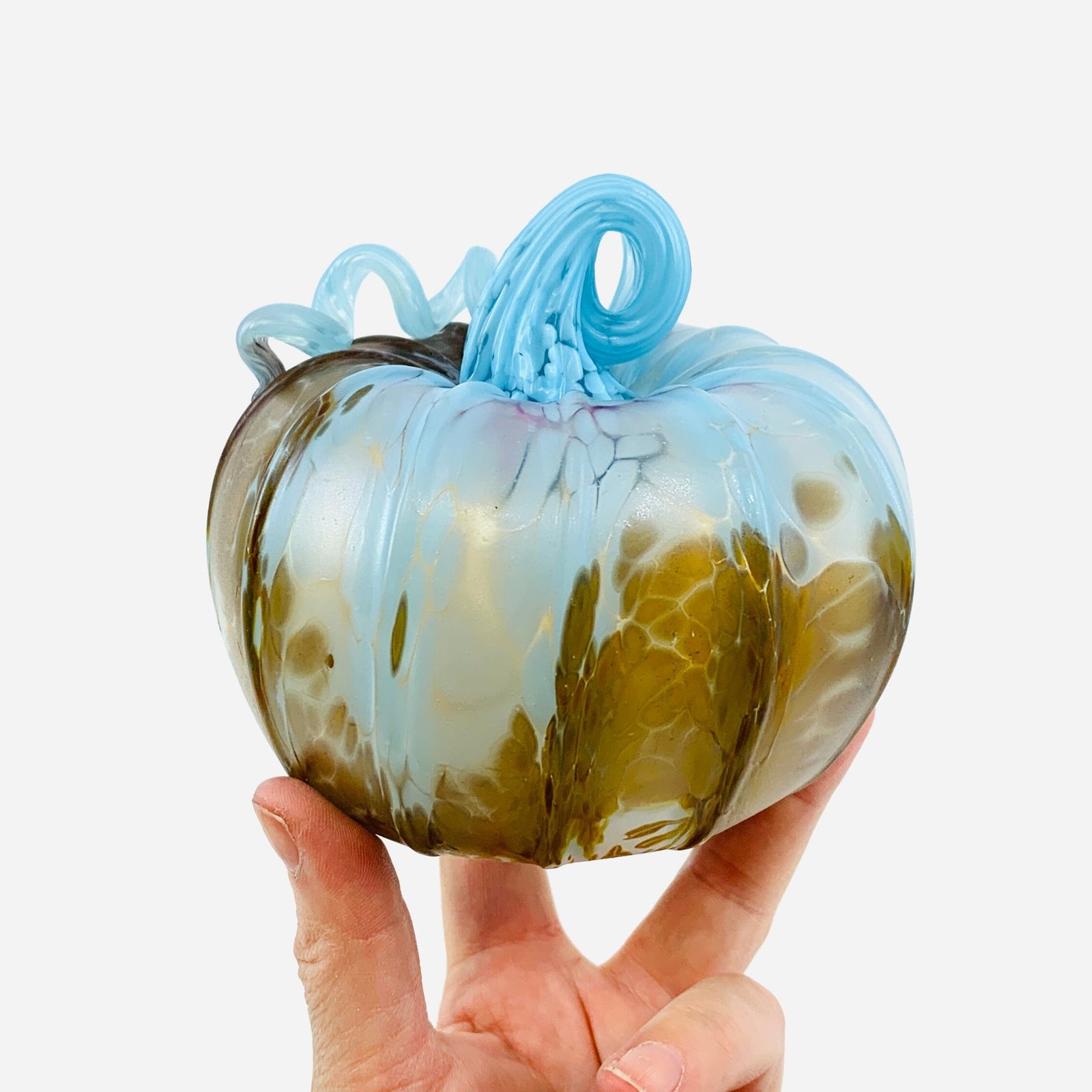Daily Pumpkin 676 Coastal Matte Squat Gabby Luke Adams Glass Blowing Studio 