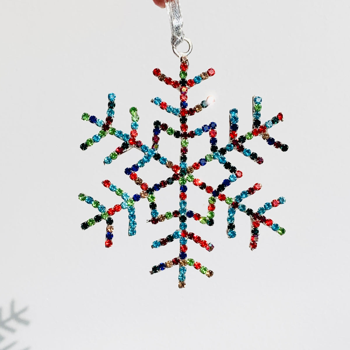 Snowflake Rhinestone Ornament 4