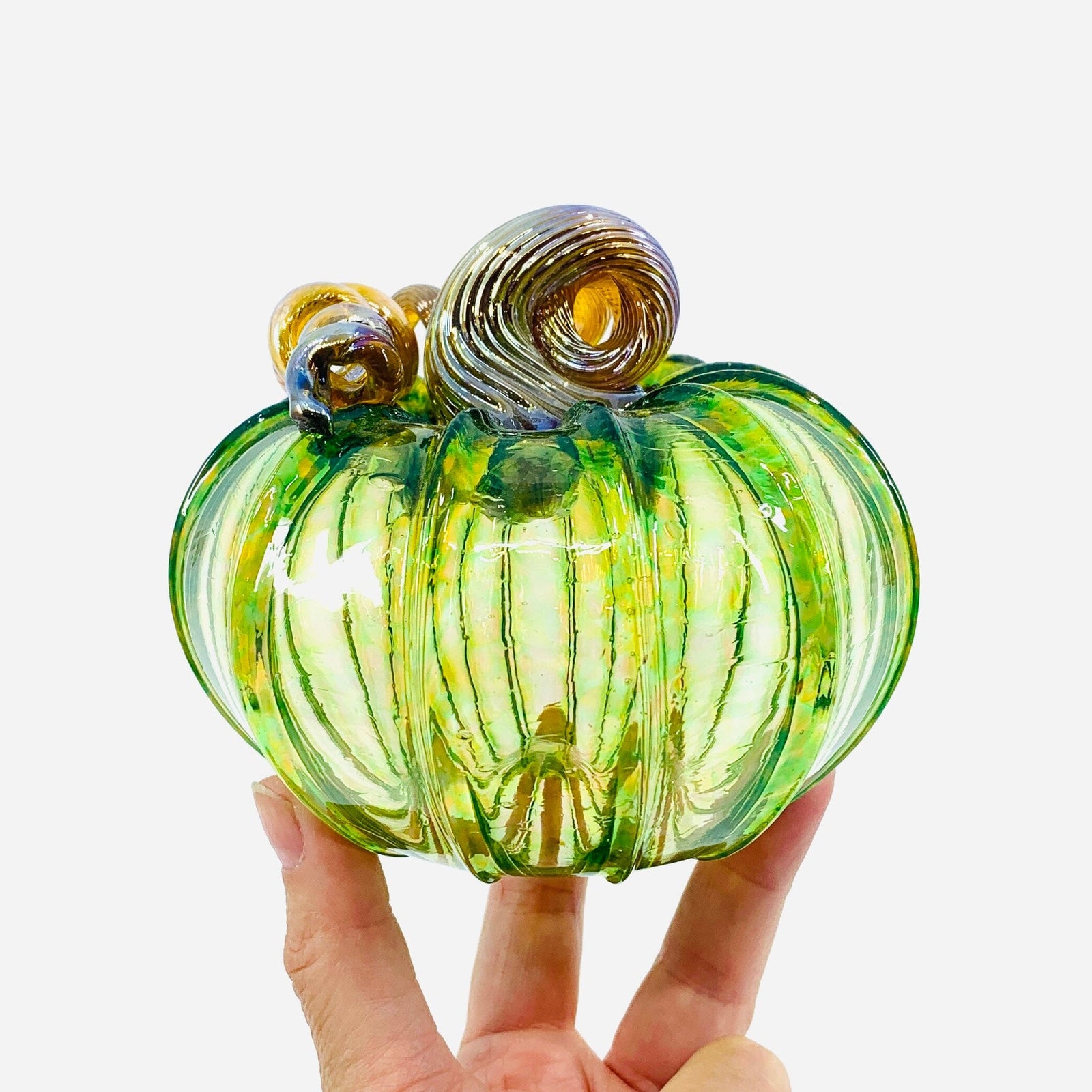 Daily Pumpkin 2357 Squat Gabby Luke Adams Glass Blowing Studio 