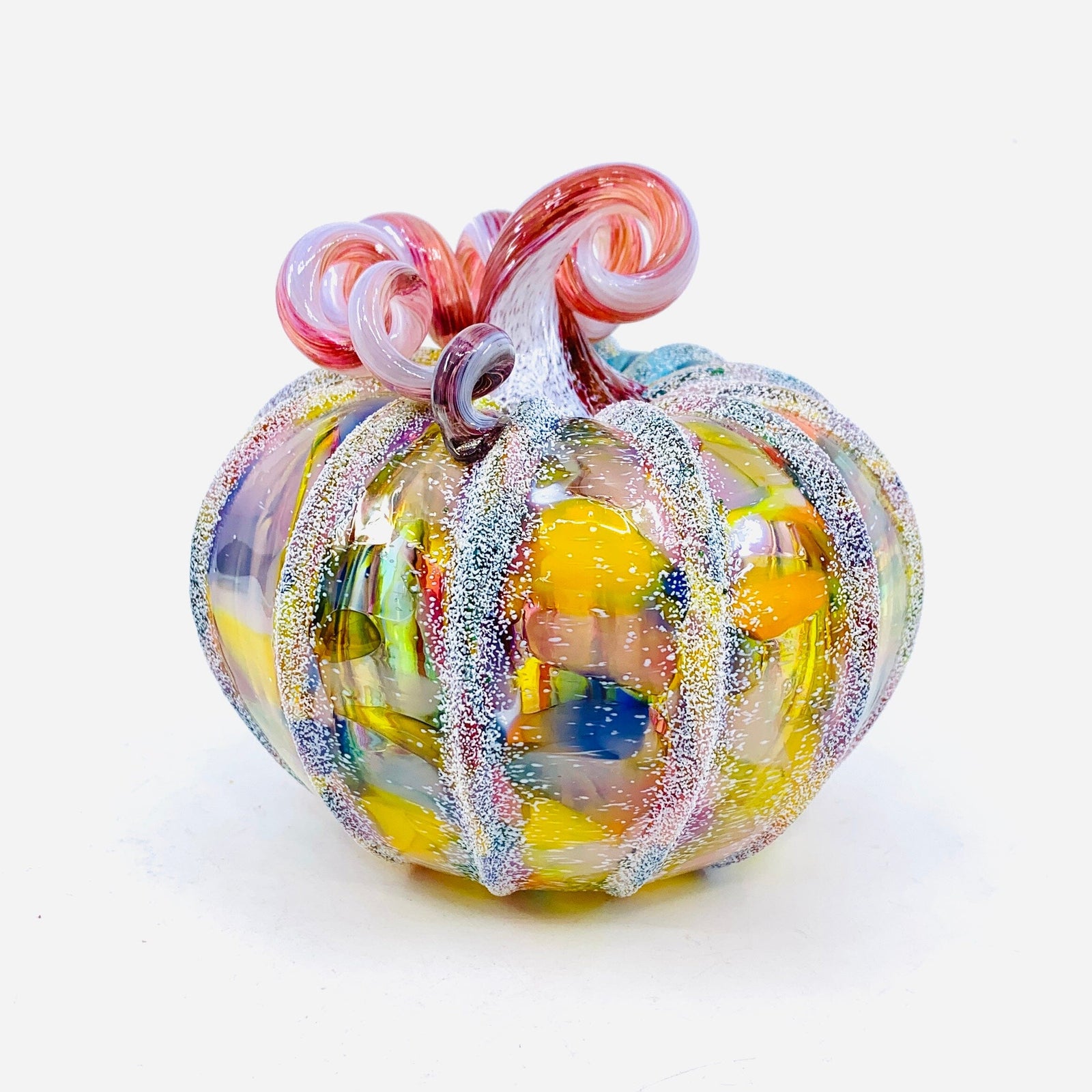 Daily Pumpkin 1720 Holiday Snowfall Squat Gabby Luke Adams Glass Blowing Studio 