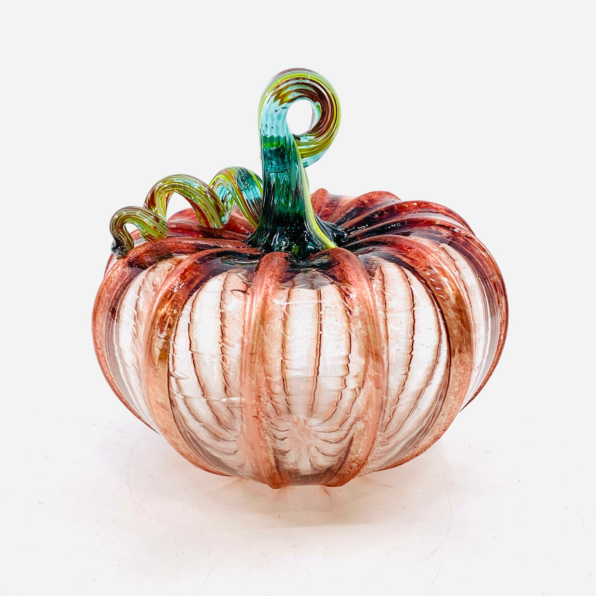 Daily Pumpkin 1208 Shimmer Squat Daily Pumpkin Luke Adams Glass Blowing Studio 
