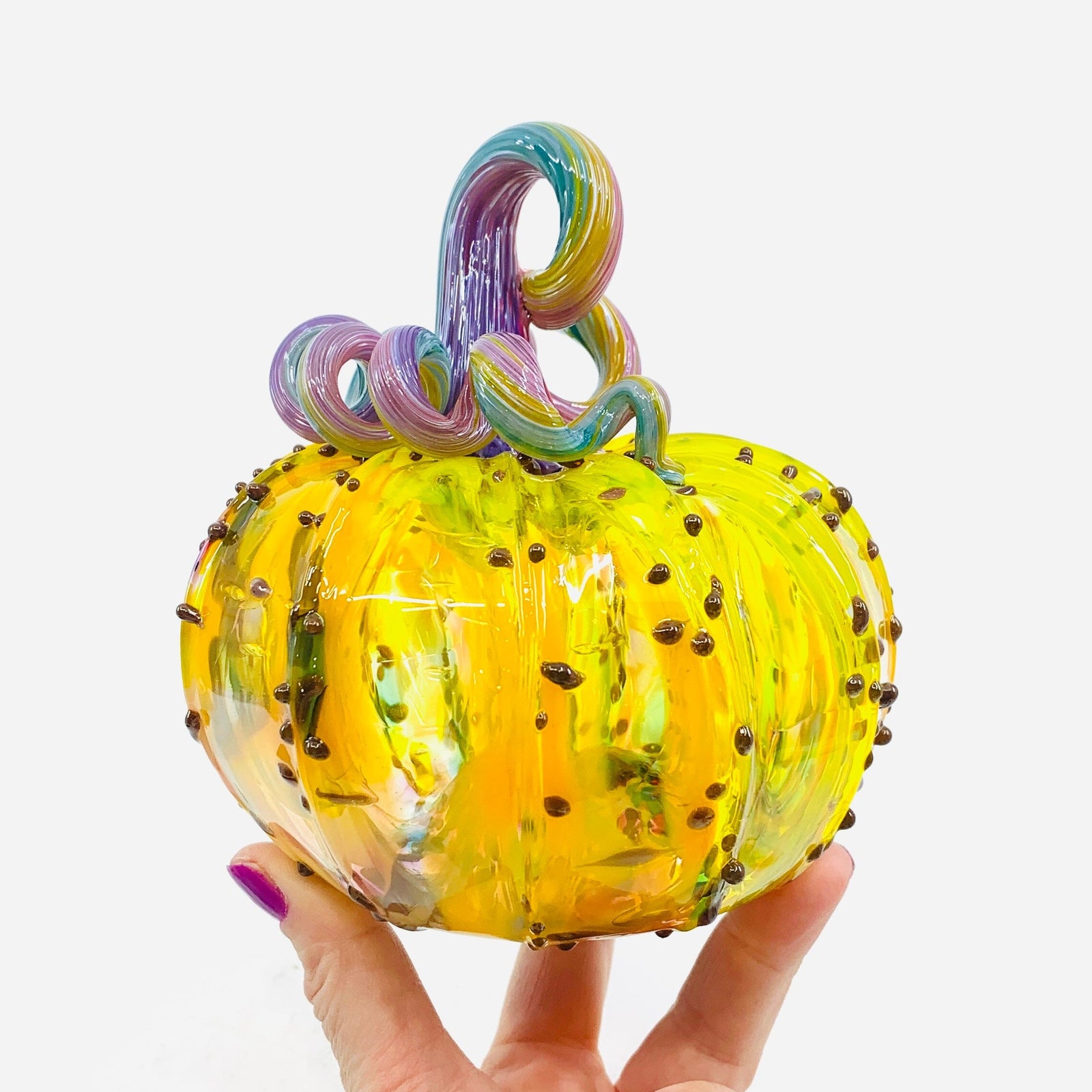 Daily Pumpkin 3022 Squat Gabby Luke Adams Glass Blowing Studio 