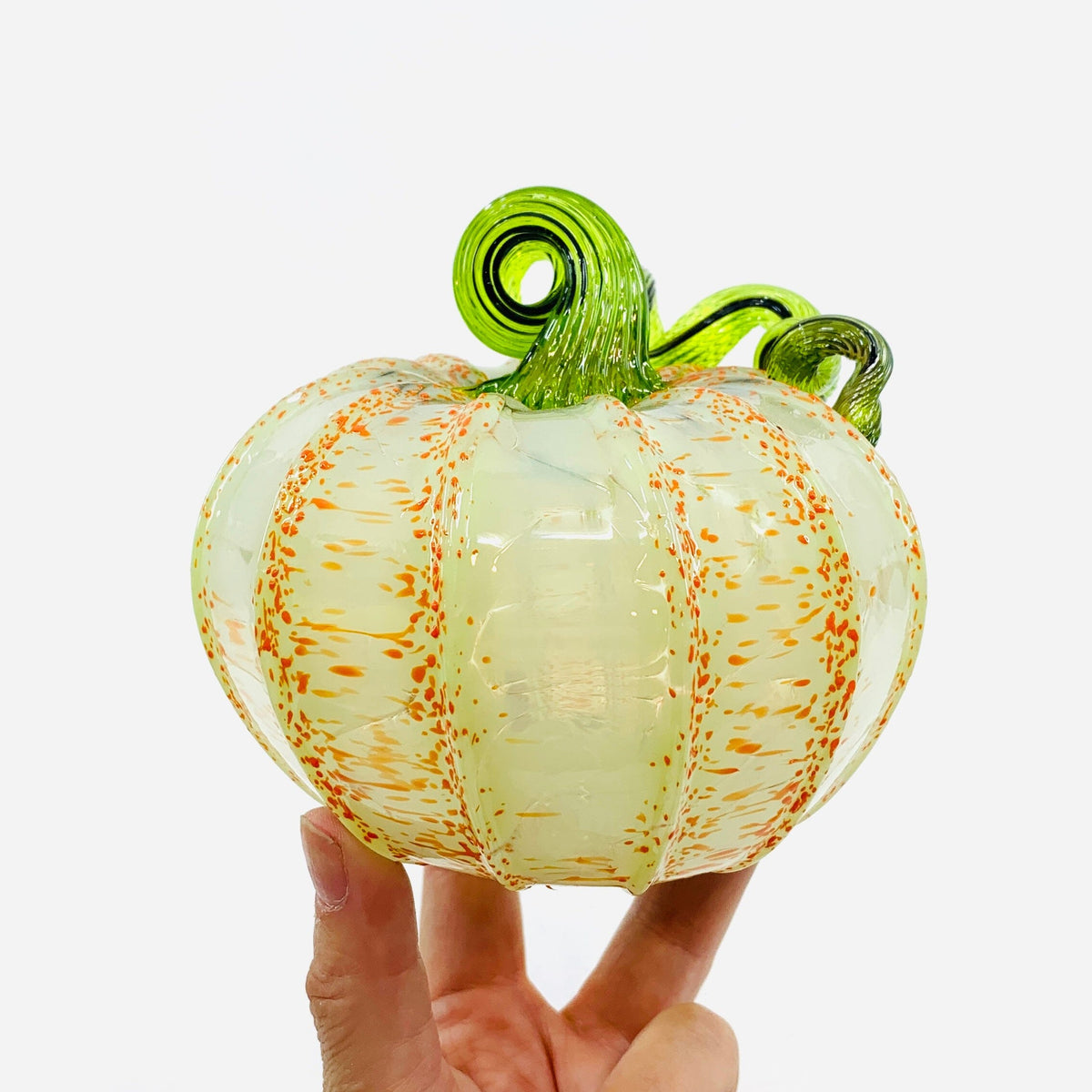 Daily Pumpkin 3559 Fall Squat Gabby Luke Adams Glass Blowing Studio 
